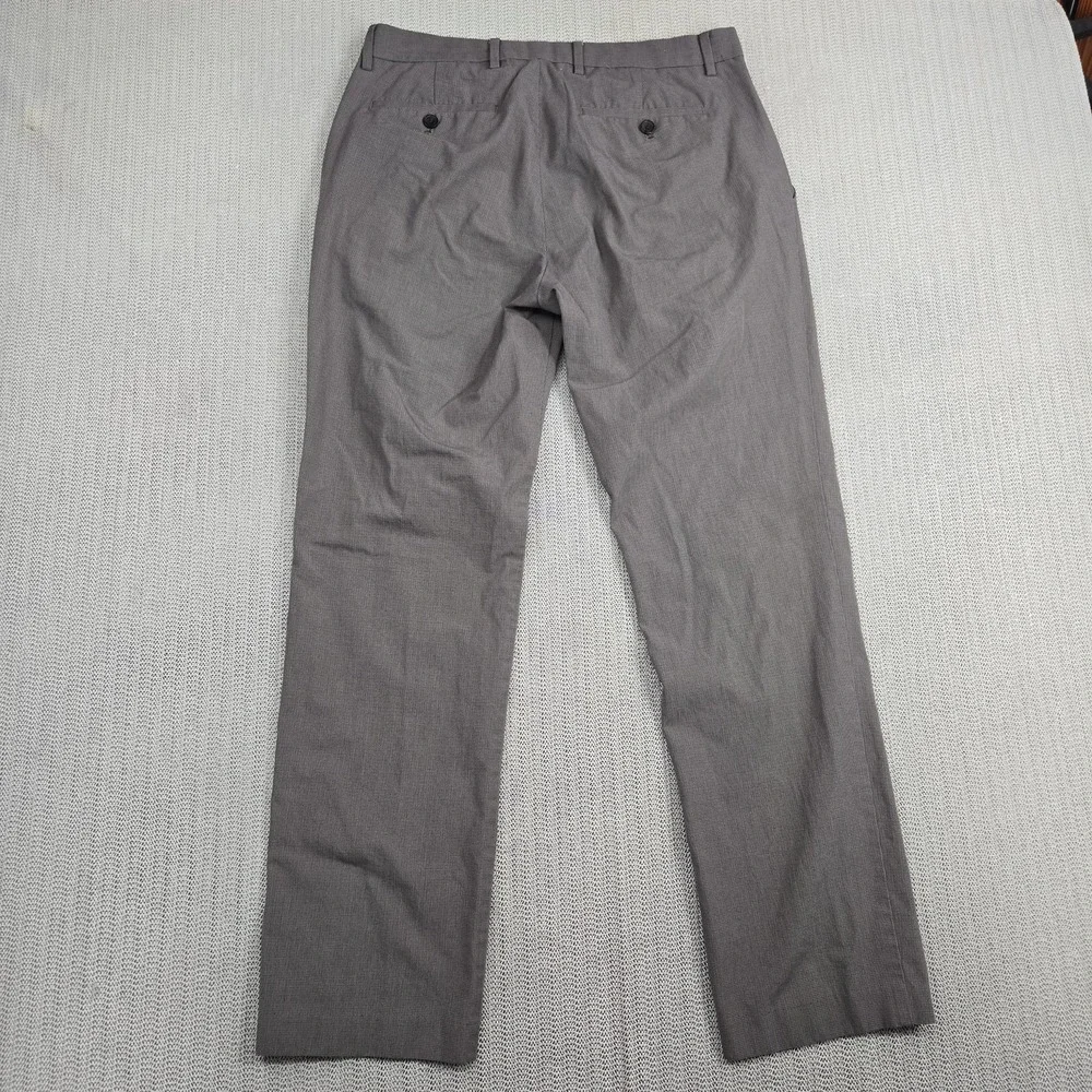 Banana Republic Dress Pants Mens‎ 32x32 Brown Gray Non Iron Tailored Slim Fit